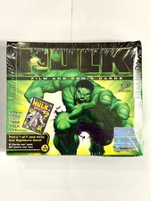 2003 Marvel Incredible Hulk Factory Sealed Trading Card Box 24 Packs Upper Deck picture