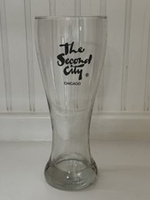 The Second City Comedy Club of Chicago 8.5-inch tall Beer Pilsner Glass picture