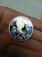 Portraits of a Princess Diana a Princess commemorative coin 2 3/4 inch Silver Cl picture