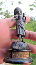 Antique 1902 Austrian RAXLER Alpine Society Gruss Gott Figurine Vienna picture