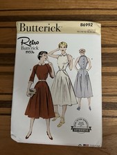 Butterick Pattern  Retro 1950's  B6992 R5 (14-16-18-20-22) NEW  picture