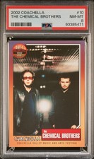 2002 Coachella #10 The CHEMICAL BROTHERS PSA 8 Rookie RC Pop 1 Highest picture