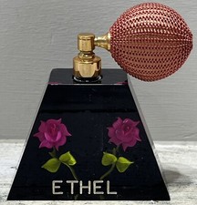 Vintage Ethel Double Rose Pyramid Shape Perfume Mister Beautiful picture