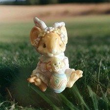 EUC Ganz Little Cheesers Sweet Cicely & Easter  Egg Figurine (1991 - #05653) picture