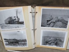 Early West Michigan Transportation Real Photograph Album Trains Streetcar Ships picture