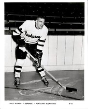 PF10 Original Photo JACK BIONDA 1960-67 PORTLAND BUCKAROOS WHL HOCKEY DEFENSE picture