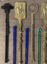 Vintage 1960’s Georgia Restaurant and Bar Drink Swizzle Stick Lot Of 12 picture