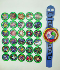 Yo-kai Watch DX Model Zero w/ 30 Green Medals Bandai Japan Tested Working picture