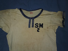 Vtg 1930s St Mark's School Southborough, MA Varsity Crew Team Ringer T-Shirt VGC picture