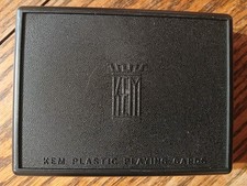 Vintage KEM Double Deck Playing Card Case picture