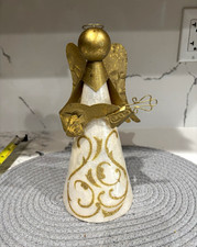 Vintage pier 1 imports Capiz shell Christmas tree topper. 8 inches picture