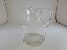 Clear Glass Juice Pitcher - 7” Tall 5