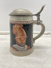 Gerz Handgemalt Beer Stein Soldier 32- good/Used picture