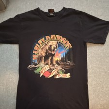 Vintage 2006 Harley-Davidson Feel the Roar Bear Graphic Doha Qatar Size S picture