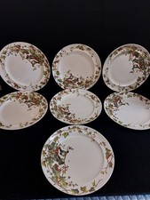 Set of 7 Ivy Bower Plates  George Jones and Sons Staffordshire Made Sept.29 1881 picture