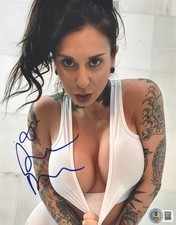 Joanna Angel Signed 8x10 Photo BAS Beckett Witness COA Autograph Adult Star picture