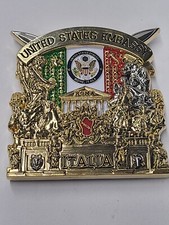 USMC MSG Marine Security Guard Detachment Rome, Italy Challenge Coin picture