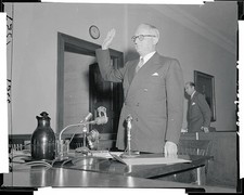 Irving M Engel President of American Jewish committee shown as he - Old Photo picture