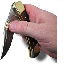 Versatile Brass Knife Thumb Bar - Enhance Your Buck 110 Folding Knife Experience picture