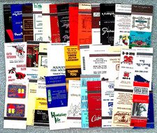30+ Vintage USA Matchbook Covers Mixed Lot US Advertising Variety Bar Bank Hotel picture