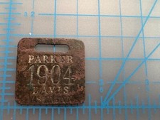 WF-002 1904 Vintage Political Fob - Parker & Davis picture