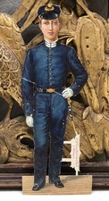 HRH Prince Albert Victor of Wales as Midshipman - MHN&Co Die Cut Large Scrap L11 picture