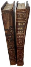 1897 Library Of Universal History Vol II III Israel Smith Clare Antique Leather picture