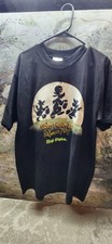 Vintage 1998 Mickey's Not So Scary Halloween Party Large T-Shirt Glows In Dark  picture