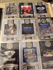 Large Walt Disney Bundle(63) Mixed Vintage & Modern Cards & Park Passes, Stamps picture