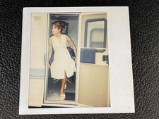 Eva Mendes Polaroid Original Photo Sexy Pretty Woman Movie Star Actress Skirt b picture