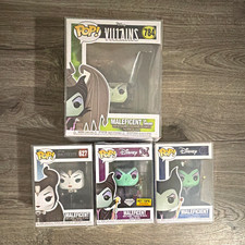 Funko Pop Disney Villains Maleficent Lot of 4 Vinyl Hot Topic Exclusive 784 627 picture
