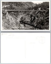 RPPC Feather River Highway Bridge Photo Postcard picture