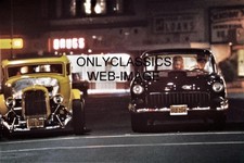 AMERICAN GRAFFITI 8X12 PHOTO HARRISON FORD 1955 CHEVY & 1932 DUECE COUPE HOT ROD picture