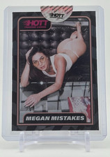 2026 Hott Trading Cards Megan Mistakes Silver Foil Black Checker /50 picture