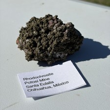 Rhodochrosite On Matrix, Mexico 48 Grams approx  picture
