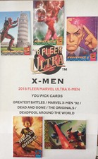 2018 Fleer Marvel Ultra X-Men YOU PICK CARDS ASSORTED INSERTS picture