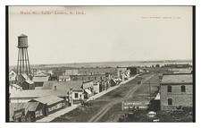 Lake Andes South Dakota Main Street Standard Postcard picture