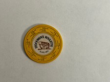 STOCKMEN'S ROULETTE CASINO CHIP ELKO NEVADA picture