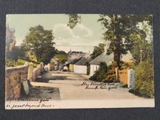 Vintage Galloway Scotland Postcard 1900s Street Scene Handwriting Stamp Collecti picture