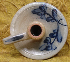 1989 handmade ROWE POTTERY WORKS salt glazed stoneware 5 3/4