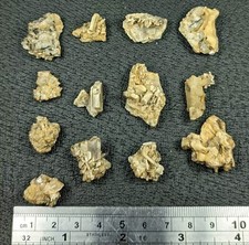 K Feldspar (Var: Adularia) Gemmy Specimens Lot (13 PCs) - Zagi Mnts, Pakistan. picture