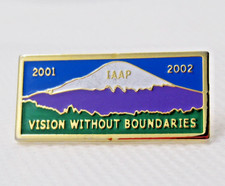 IAAP Vintage Lapel Pin 2001 2002 Administrative Professionals Mountain Design picture