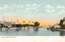c.1905 Royal Palm Hotel & Brickell's Point? Miami FL post card picture