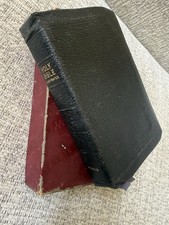 Antique World Bible KJV Original Tongues Conform Edition 1611 Gold Leaf Leather picture