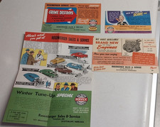 1940s Plymouth Desoto Mopar Sales Service Brochure Post Cards Car Advertisement picture