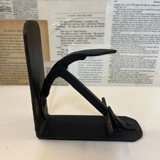 Black Iron Anchor Bookend ( Only One) 5.25 Inches Tall picture