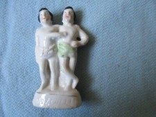 Antique Chang & Eng Bunker Siamese Twins Porcelain Figure picture
