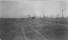 J30/ Interesting RPPC Postcard c1910 Occupational Steam Shovel  Crew 295 picture