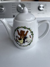 Vintage Maurice Sendak Little Bear Picnic Ceramic Teapot picture