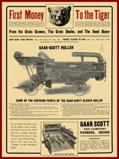 1905 Gaar Scott & Co NEW Metal Sign: 